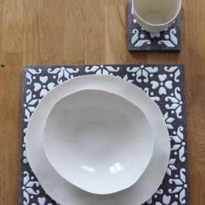 Food safe and design porcelain tableware handcrafted in Italy