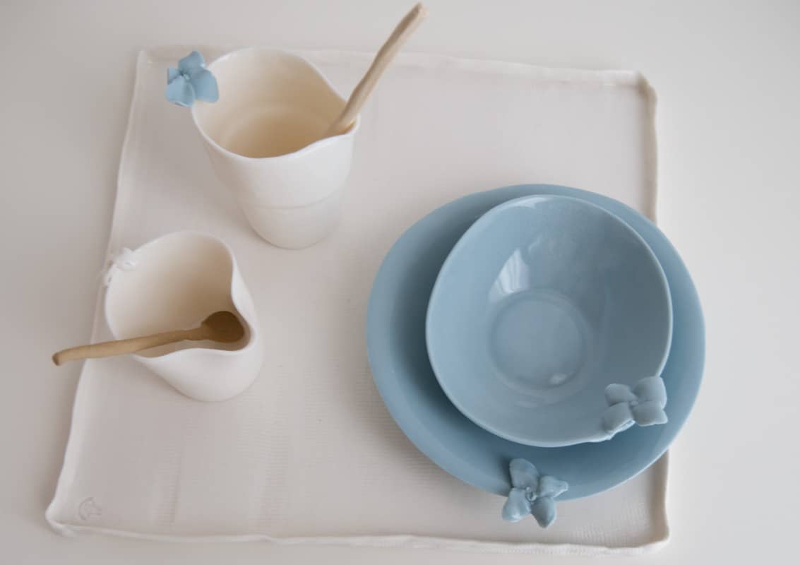 SET 2 SAUCIERES EN PORCELAINE