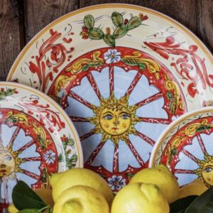 Ceramiche de Sicile décorée à la main