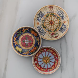 Décor enchanteur - Assiettes en céramique Sicile pour une table vibrante !