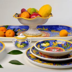 Assiettes en céramique Sicile - Apportez une touche de soleil à votre table !