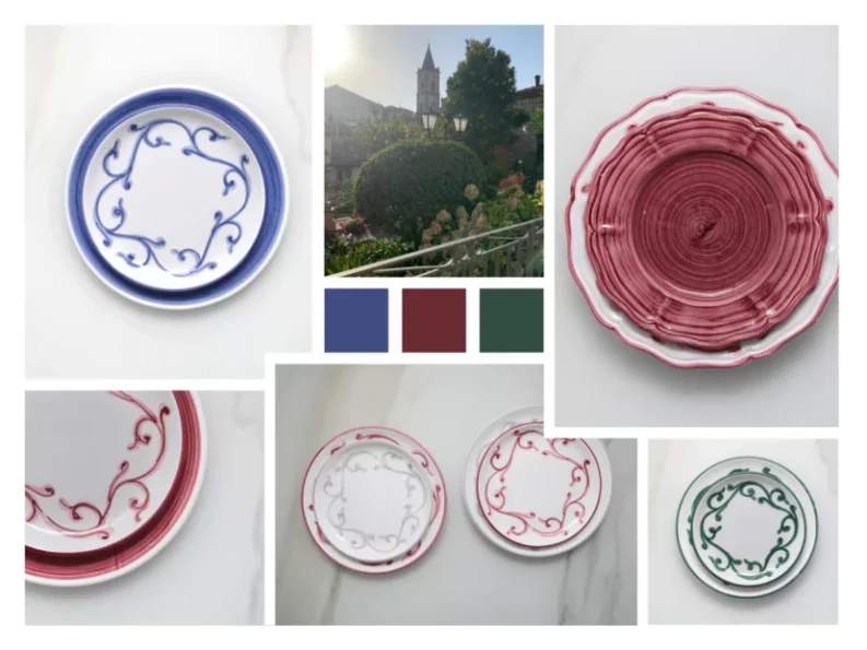 set de vaisselle en céramique sicilienne