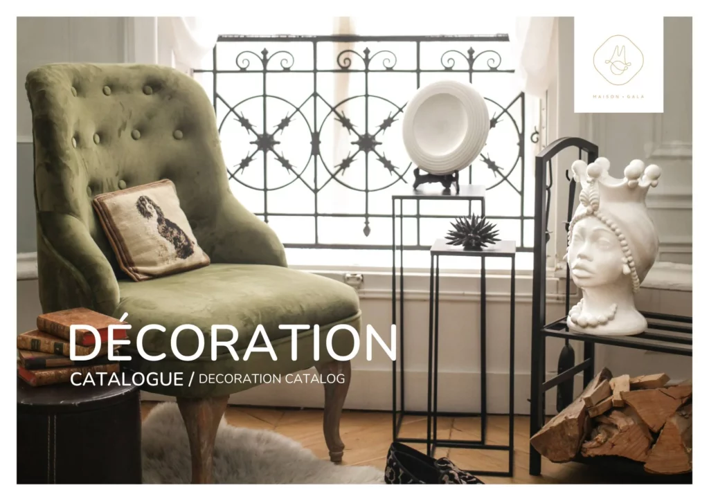 Catalogue décoration artisanale Maison Gala