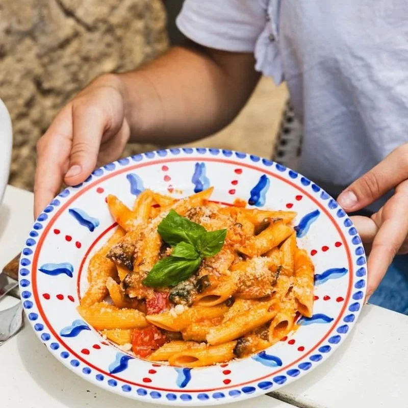 l'assiette rayon de soleil bleu par maison gala pour le clan des mamma