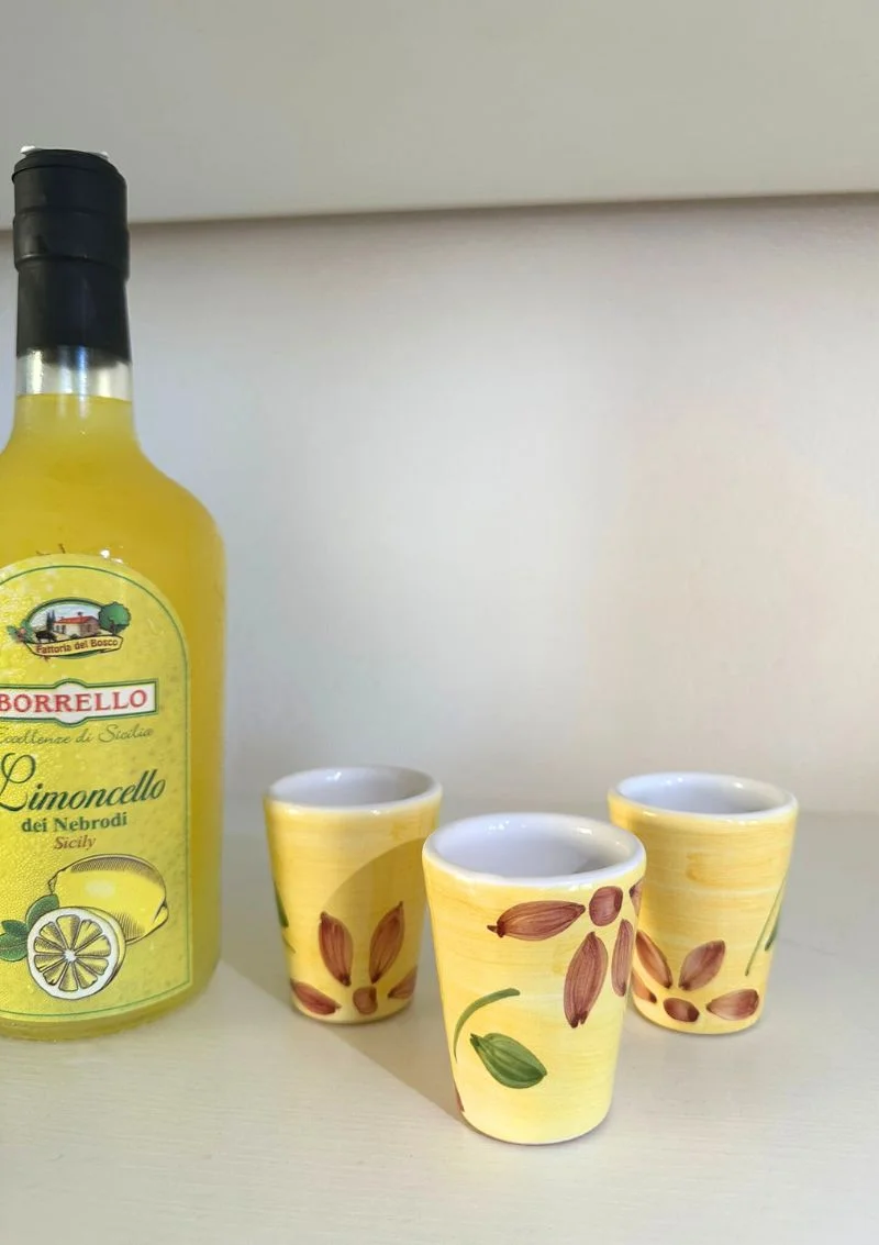 SET DE VERRE À LIMONCELLO EN MAJOLIQUE – Image 4